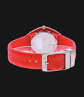 Alexandre Christie AC 2604 LH RREMS Mother Of Pearl Dial Red Rubber Strap-2