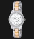 Alexandre Christie AC 2608 BF BSSSLIV Passion Ladies White Dial Dual-tone Stainless Steel-0