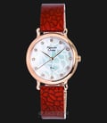 Alexandre Christie Passion AC 2609 LH BRGMSRE Ladies Mother of Pearl Dial Stainless Steel Strap-0