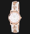 Alexandre Christie Passion AC 2610 LH BRGMS Ladies White Dial Stainless Steel with Ceramic Strap-0