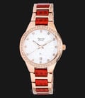 Alexandre Christie AC 2626 LD BRGSLRE Passion Ladies White Dial Dual-tone Stainless Steel-0