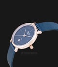 Alexandre Christie Tranquility AC 2636 LD BURBU Ladies Blue Dial Blue Stainless Steel Strap-1