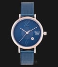 Alexandre Christie Tranquility AC 2637 LD BURBU Ladies Blue Dial Blue Stainless Steel Strap-0