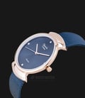 Alexandre Christie Tranquility AC 2639 LH BURBU Ladies Blue Dial Blue Stainless Steel Strap-1