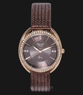 Alexandre Christie AC 2641 LD BROBO Ladies Passion Brown Dial Stainless Steel-0