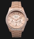 Alexandre Christie AC 2645 BF BRGLN Ladies Rose Gold Dial Rose Gold Stainless Steel Strap-0