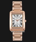 Alexandre Christie AC 2660 LH BRGSL Ladies White Dial Rose Gold Stainless Steel-0