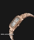Alexandre Christie AC 2660 LH BRGSL Ladies White Dial Rose Gold Stainless Steel-1
