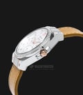 Alexandre Christie AC 2662 BF LTRSL Ladies White Dial Leather Strap-1