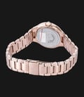 Alexandre Christie AC 2665 LH BRGMS Ladies White Dial Rose Gold Stainless Steel Strap-2