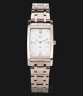 Alexandre Christie AC 2666 LH BCGSL Ladies White Pattern Dial Rose Gold Stainless Steel Strap-0