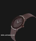 Alexandre Christie Tranquility AC 2668 LD BBNBO Ladies Brown Dial Brown Mesh Strap-1