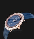 Alexandre Christie Tranquility AC 2668 LD BURBU Ladies Blue Pattern Dial Stainless Steel-1