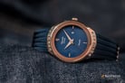 Alexandre Christie Tranquility AC 2668 LD BURBU Ladies Blue Pattern Dial Stainless Steel-3