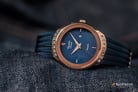 Alexandre Christie Tranquility AC 2668 LD BURBU Ladies Blue Pattern Dial Stainless Steel-4