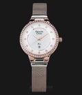 Alexandre Christie AC 2671 LD BTRSL Ladies White Mother of Pearl Dial Rose Gold St.Steel Strap-0