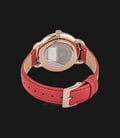 Alexandre Christie AC 2674 LD LRGSLRE Ladies White Pattern Dial Red Leather Strap + Extra Strap-2