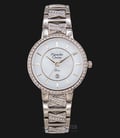 Alexandre Christie Passion AC 2680 LD BCGSL Ladies White Dial Bronze Stainless Steel Strap-0