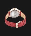 Alexandre Christie AC 2682 LS LCGSL Ladies White Dial Red Leather Strap-2