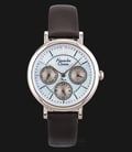 Alexandre Christie AC 2683 LF LCGMS Ladies Mother of Pearl Dial Brown Leather Strap-0