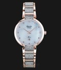 Alexandre Christie AC 2685 LD BTRMS Ladies Mother of Pearl Dial Dual Tone Stainless Steel-0