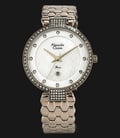 Alexandre Christie AC 2686 LD BCGSL Ladies White Dial Stainless Steel-0
