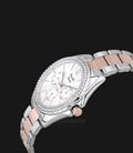 Alexandre Christie AC 2694 BF BTRSL Ladies Silver Dial Dual Tone Stainless Steel Strap-1