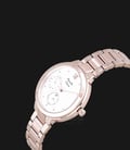 Alexandre Christie AC 2697 BF BRGSL Ladies White Dial Rose Gold Stainless Steel Strap-1