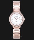 Alexandre Christie Passion AC 2698 LD BRGMS Ladies White Dial Rose Gold Stainless Steel Strap-0