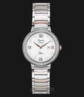 Alexandre Christie Passion AC 2698 LD BTRMS Ladies White Dial Dual Tone Stainless Steel Strap-0