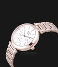 Alexandre Christie AC 2700 BF BRGSL Ladies White Dial Rose Gold Stainless Steel Strap-1