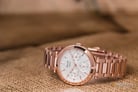 Alexandre Christie AC 2700 BF BRGSL Ladies White Dial Rose Gold Stainless Steel Strap-3