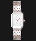 Alexandre Christie Passion AC 2701 LH BTRSL Ladies White Dial Dual Tone Stainless Steel Strap-0