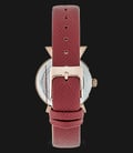 Alexandre Christie AC 2703 LH LRGMSRE Ladies Mother of Pearl Dial Red Leather Strap-2