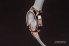 Alexandre Christie AC 2703 LH LRGMSSL Ladies Mother of Pearl Dial White Leather Strap-4
