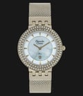 Alexandre Christie AC 2704 LD BCGMS Ladies Mother of Pearl Dial Light Gold Stainless Steel-0