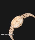 Alexandre Christie AC 2710 LH BRGRG Ladies Gold Dial Rose Gold Stainless Steel-1
