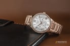 Alexandre Christie AC 2718 BF BRGSL Ladies White Dial Rose Gold Stainless Steel -3