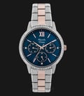 Alexandre Christie AC 2720 BF BTRMU Ladies Blue Mother Of Pearl Dial Dual Tone Stainless Steel -0