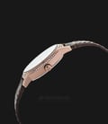 Alexandre Christie AC 2720 BF LRGMSBO Ladies Mother Of Pearl Dial Brown Leather Strap-1