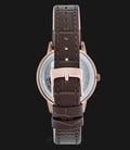 Alexandre Christie AC 2720 BF LRGMSBO Ladies Mother Of Pearl Dial Brown Leather Strap-2