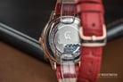 Alexandre Christie AC 2720 BF LRGMSRE Ladies Mother Of Pearl Dial Red Leather Strap-5