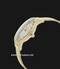 Alexandre Christie Passion AC 2723 LH BGPIV Ladies Silver Rose Motif Dial Gold Mesh Strap-1