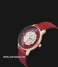 Alexandre Christie Passion AC 2723 LH BRDRE Ladies Red Rose Motif Dial Red Mesh Strap-1