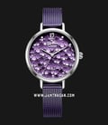 Alexandre Christie AC 2728 LH BTLPU Ladies Purple Motif Dial Purple Stainless Steel Strap-0