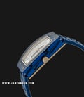 Alexandre Christie AC 2729 LH LGPSLBU Ladies White Dial Blue Leather Strap -1