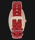 Alexandre Christie Passion AC 2729 LH LRGSLRE Ladies Dual Tone Dial Red Leather Strap -2