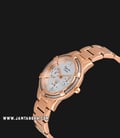 Alexandre Christie AC 2730 BF BRGSL Ladies Silver Dial Beige Ceramic & Rose Gold Stainless Steel-1