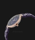 Alexandre Christie AC 2733 LD BRUPU Ladies Mother of Pearl Dial Purple Stainless Steel -1