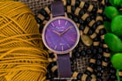 Alexandre Christie AC 2734 LH BRUMP Ladies Purple Mother of Pearl Dial Purple Stainless Steel -3
